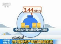 农业农村部：农村集体资产年底将摸清家底