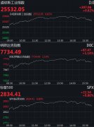 美股集体反弹 道指收涨逾200点创近一个月最大单日涨幅